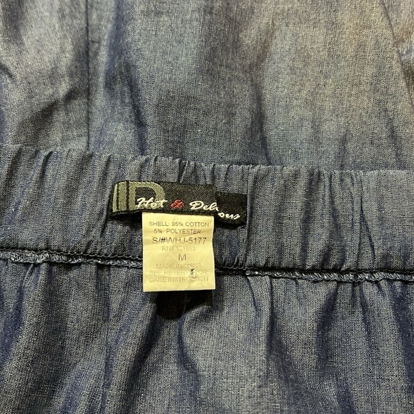 4 for $20 Hot & Delicious denim strapless romper size M - Picture 6 of 6